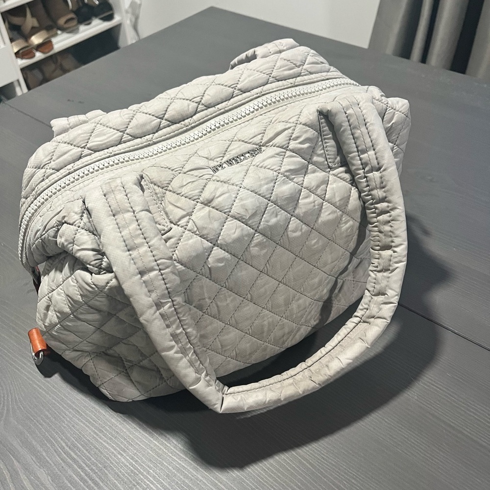 MZ Wallace Mushroom Gray Medium Sutton Bag